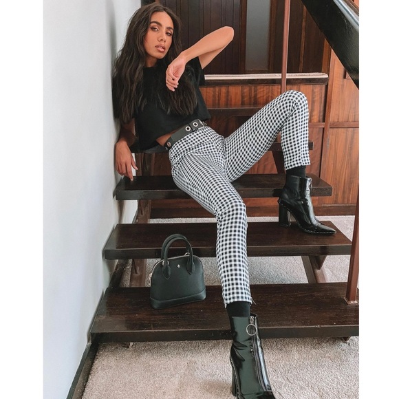 Princess Polly Pants - Princess Polly Iggy gingham pants